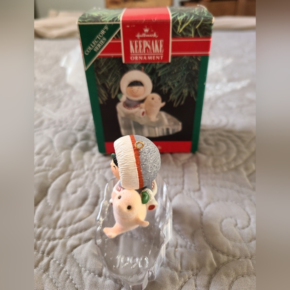 HALLMARK KEEPSAKE 1990 FROSTY FRIENDS 11TH IN SERIES CHRISTMAS ORNAMENT - Picture 12 of 14